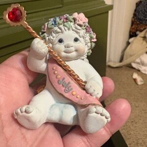 Charming Cherub Figurine with Wand